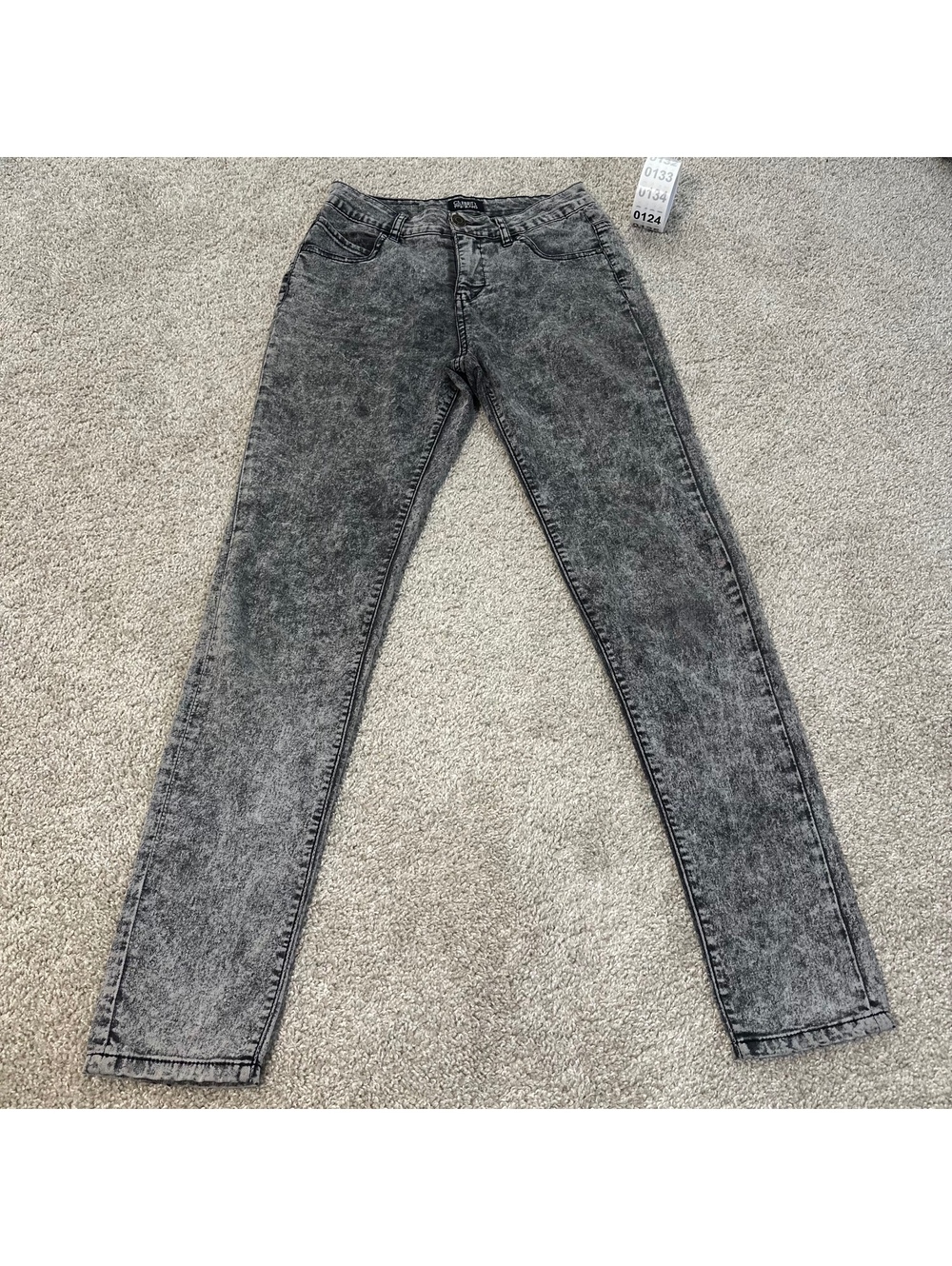 Celebrity Pink gray acid wash jeans